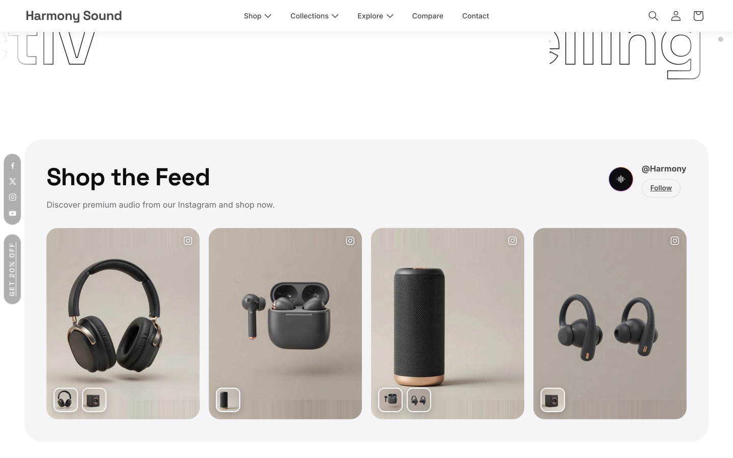 Shop the feed